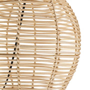 Rattan Tischlampe im skandinavischen Design - Rattan Deko