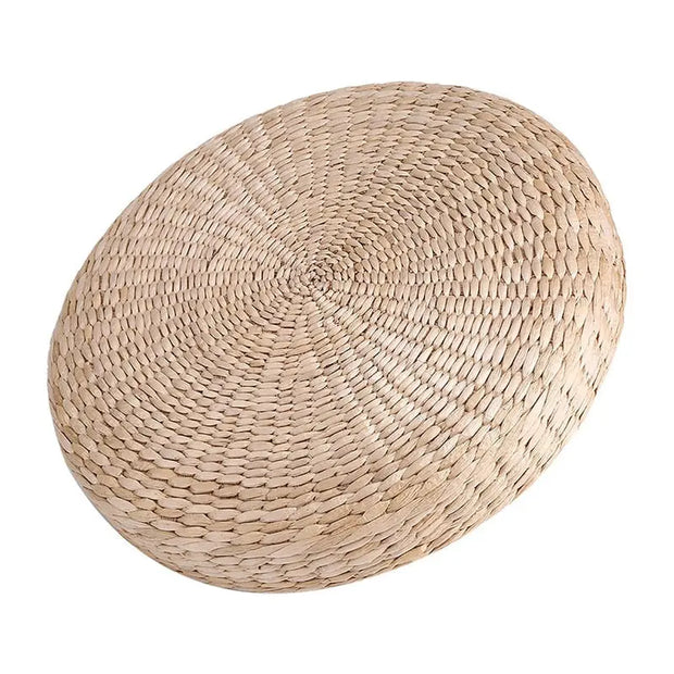 Meditationspouf aus Rattan Rattan Deko