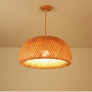 Bambus-Hängeleuchte Wohnzimmer Rattan Deko