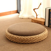 Rattan- & Stoffpouf Rattan Deko