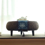 Kleiner runder Rattantisch | LIVIA - Rattan Deko