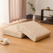 Quadratischer Rattan-Pouf Rattan Deko