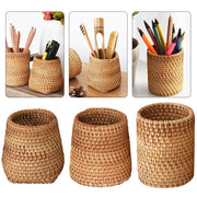 Rattan Aufbewahrungstopf - Rattan Deko