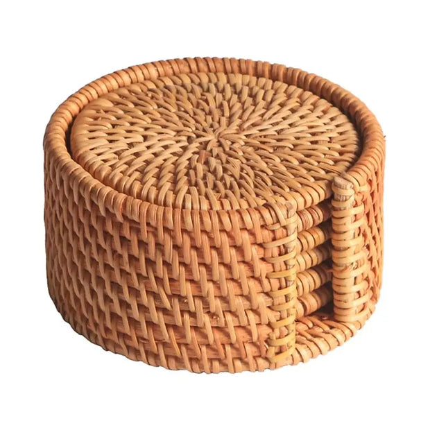 Untersetzer aus Rattan - Rattan Deko