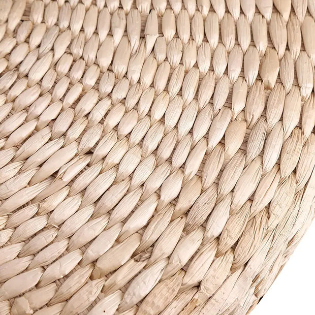 Meditationspouf aus Rattan Rattan Deko