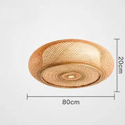 Bambus Rattan Deckenleuchte | MAËLYS - Rattan Deko