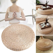 Meditationspouf aus Rattan Rattan Deko