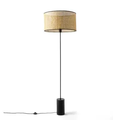 Lampadaire en rotin au style rural naturel Rattan Deko