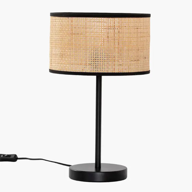 Moderne Rattan Tischlampe für stilvolle Akzente - Rattan Deko