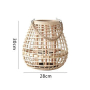 Rattan Kerzenhalter | ÉLARA - Rattan Deko