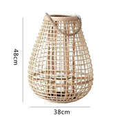 Rattan Kerzenhalter | ÉLARA - Rattan Deko