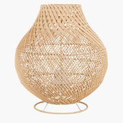 Bohème Rotin Lampe für stilvolle Wohnräume - Rattan Deko