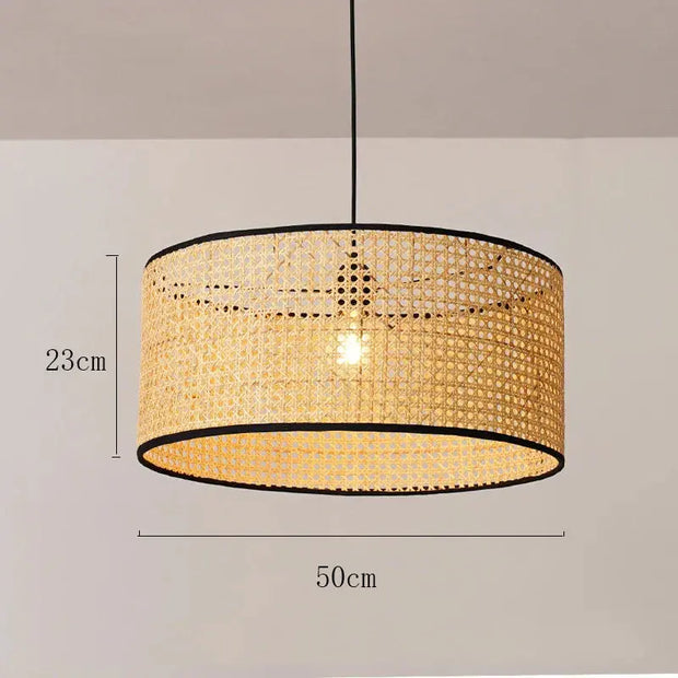 Vintage Rattan Hängeleuchte | HARMONIE - Rattan Deko