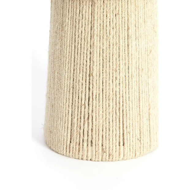 Jute Tischlampe für natürliche Wohnakzente Rattan Deko