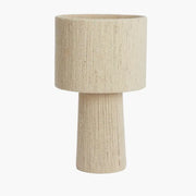 Jute Tischlampe für natürliche Wohnakzente Rattan Deko