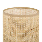 Holz-Rattan Lampe im skandinavischen Stil - Rattan Deko