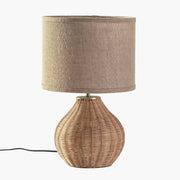Wickel-Lampe aus Rattan für gemütliche Beleuchtung Rattan Deko
