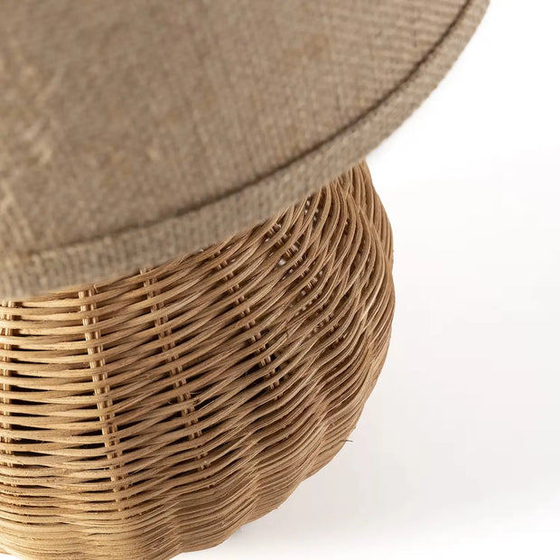 Wickel-Lampe aus Rattan für gemütliche Beleuchtung Rattan Deko