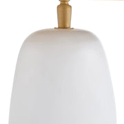 Terracotta Tischlampe mit Raphia-Schirm - Rattan Deko