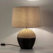 Rotin Design Lampe für stilvolle Wohnraumbeleuchtung Rattan Deko