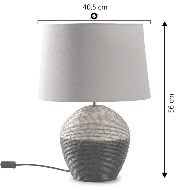 Rotin Design Lampe für stilvolle Wohnraumbeleuchtung - Rattan Deko