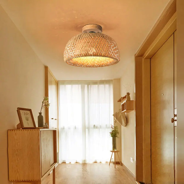 Deckenleuchte Rattan Badezimmer | MARIUS - Rattan Deko