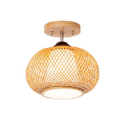 Rattan Kugelleuchte | ÉLOISE - Rattan Deko
