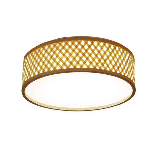 LED Deckenleuchte Rattan | LYSIA - Rattan Deko