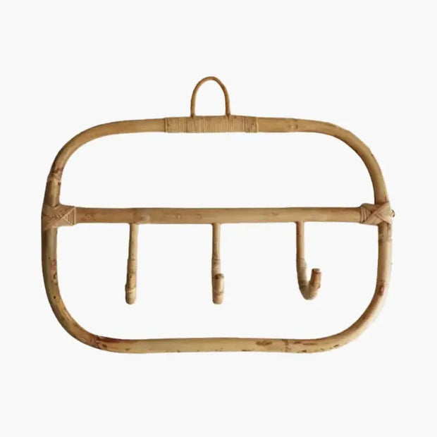 Moderner Kleiderständer aus Rattan Rattan Deko