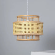 Hängelampe Rattan Design | LUMINATURE - Rattan Deko