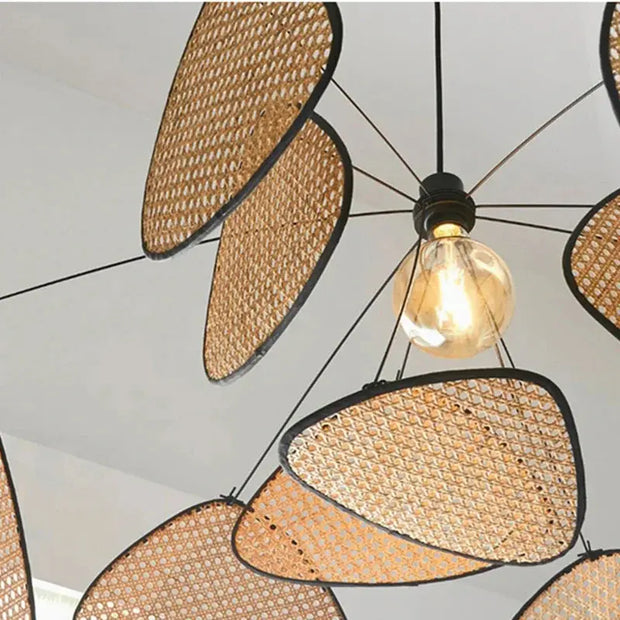 Cannage-Pendelleuchte aus Rattan | SCREEN - Rattan Deko