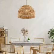 Rattanhängeleuchte pur - Rattan Deko
