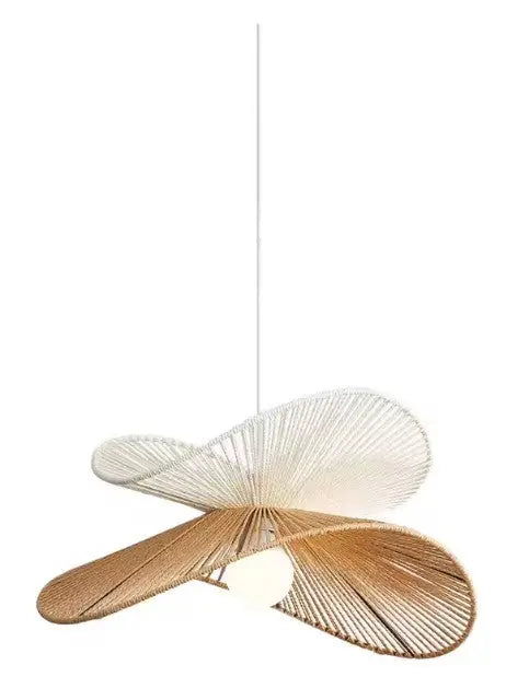 Luftige Eleganz Rattanhängeleuchte - Rattan Deko