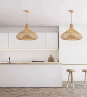Rattan-Hängeleuchte Rattan Deko
