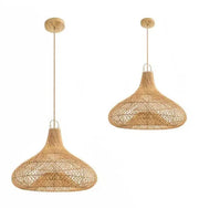 Rattan-Hängeleuchte Rattan Deko