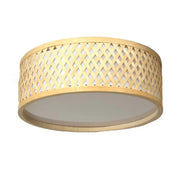 LED Deckenleuchte Rattan | LYSIA - Rattan Deko