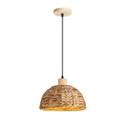 Geflochtene Rattan-Hängelampe - Rattan Deko