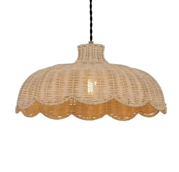 Rattanhängelampe Aléa Rattan Deko