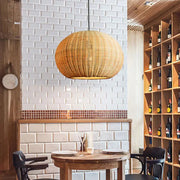 Solea Hängelampe aus Weidengeflecht Rattan Deko