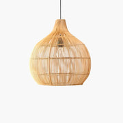 Große Rattan-Hängelampe | DAHLIA - Rattan Deko