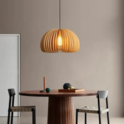 Holzpendelleuchte Rattan Deko