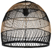 Zweifarbige Rattan-Hängeleuchte | BUMI - Rattan Deko