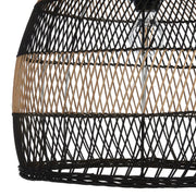 Zweifarbige Rattan-Hängeleuchte | BUMI - Rattan Deko
