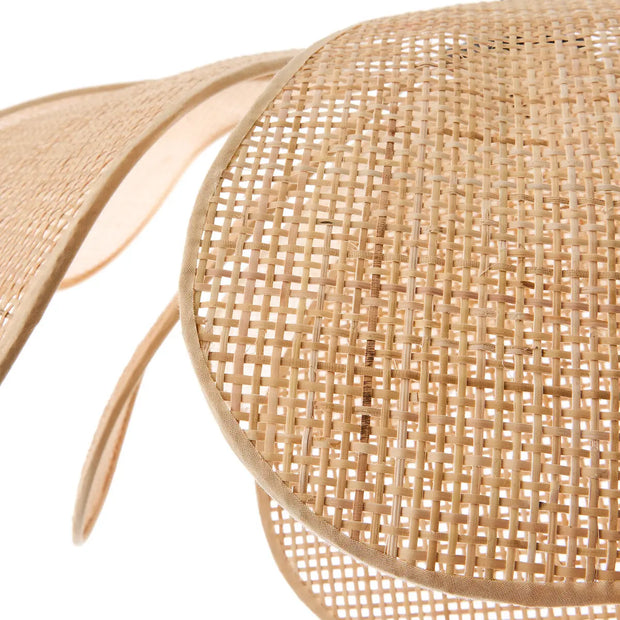 Rattan-Hängeleuchte Blume Rattan Deko