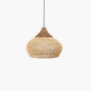 Rattan & Holz Hängeleuchte Rattan Deko