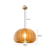 Holzpendelleuchte Rattan Deko