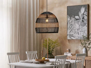 Zweifarbige Rattan-Hängeleuchte | BUMI - Rattan Deko