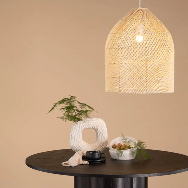 Böhmische Rattan-Hängeleuchte Rattan Deko