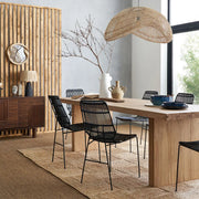 Rattanhängeleuchte Ø80 cm | KIRANA - Rattan Deko