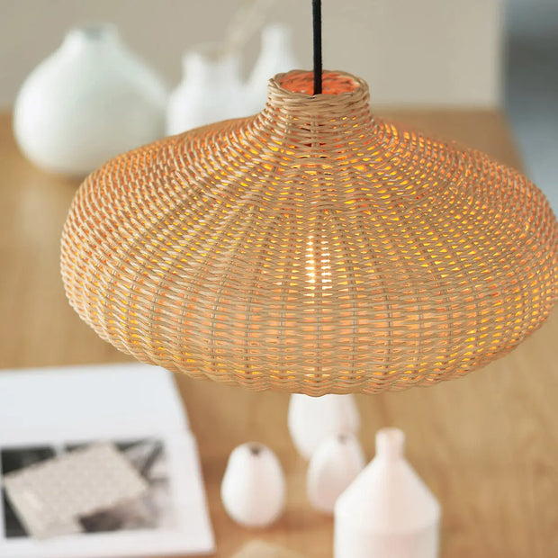Rattan-Hängeleuchte Ø40 cm Rattan Deko